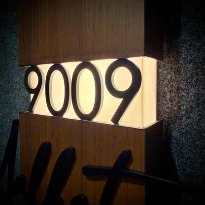 Maison Éclat Luxury Nameplate