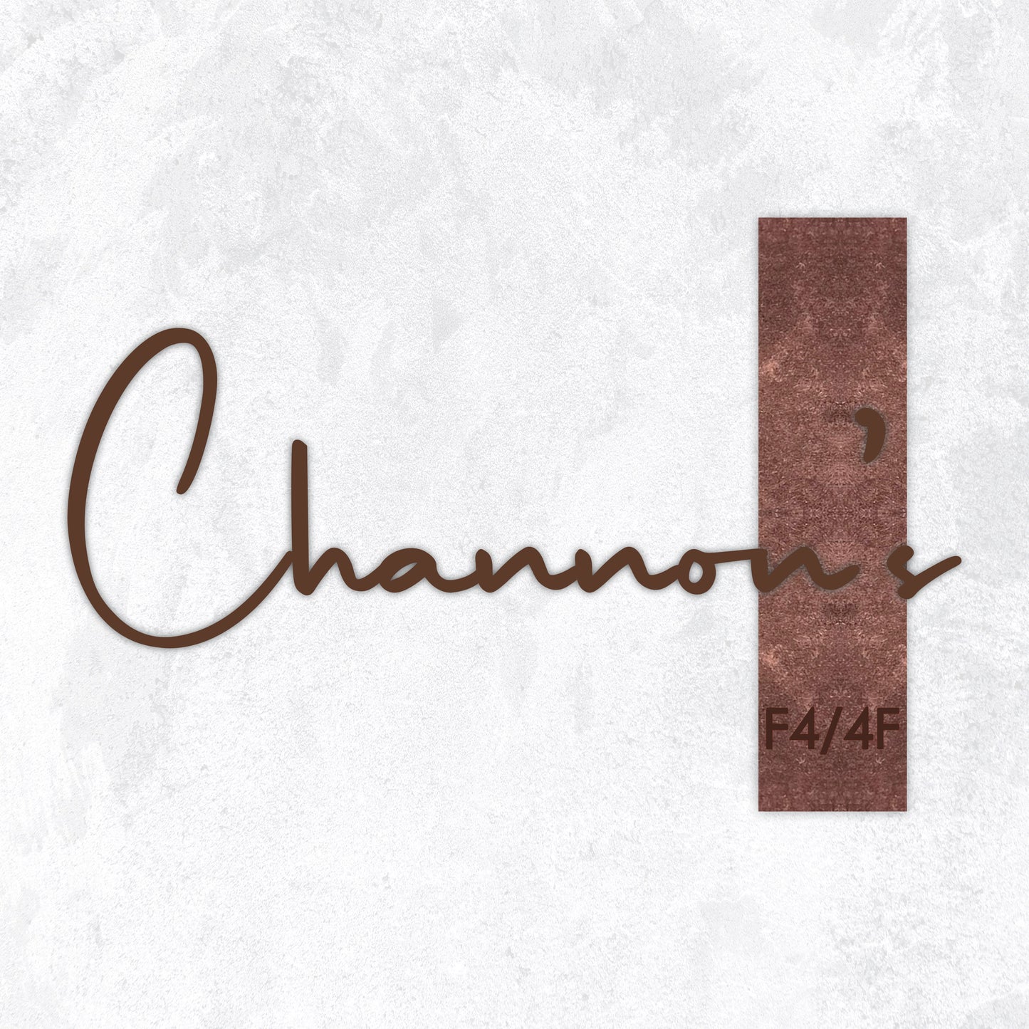 Casa Éclat Metal Nameplate - Copper Edition