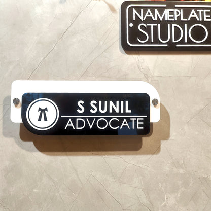 Advocate Nameplate - The Fancy