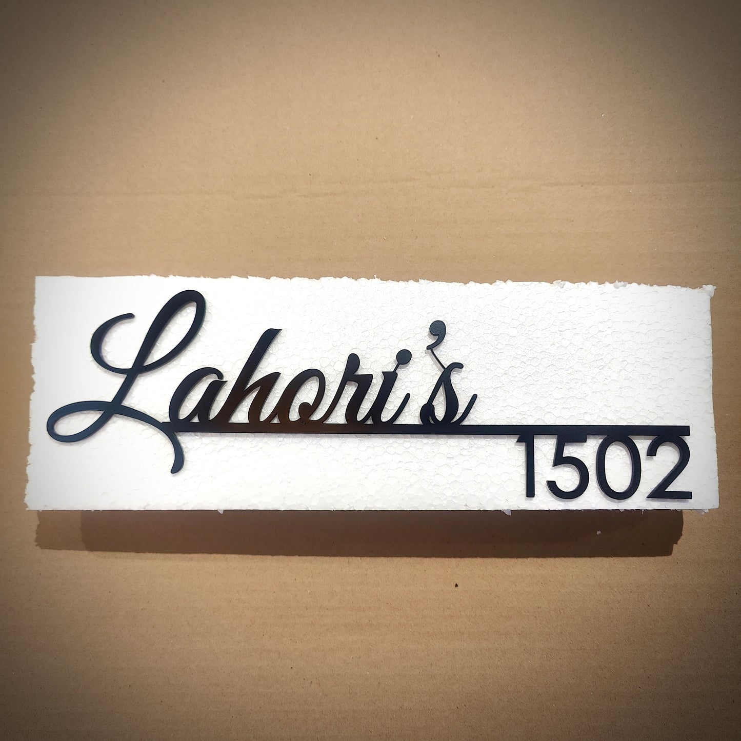 Urban Signature Metal Nameplate