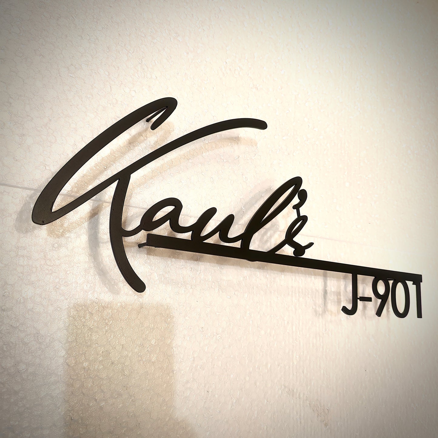 Urban Signature Metal Nameplate
