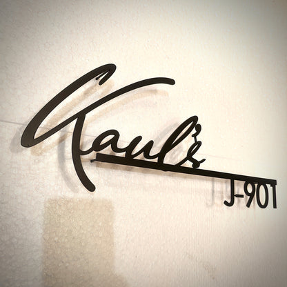 Urban Signature Metal Nameplate