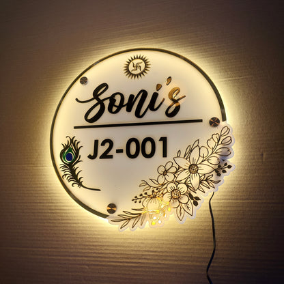 EternaBloom Acrylic Nameplate