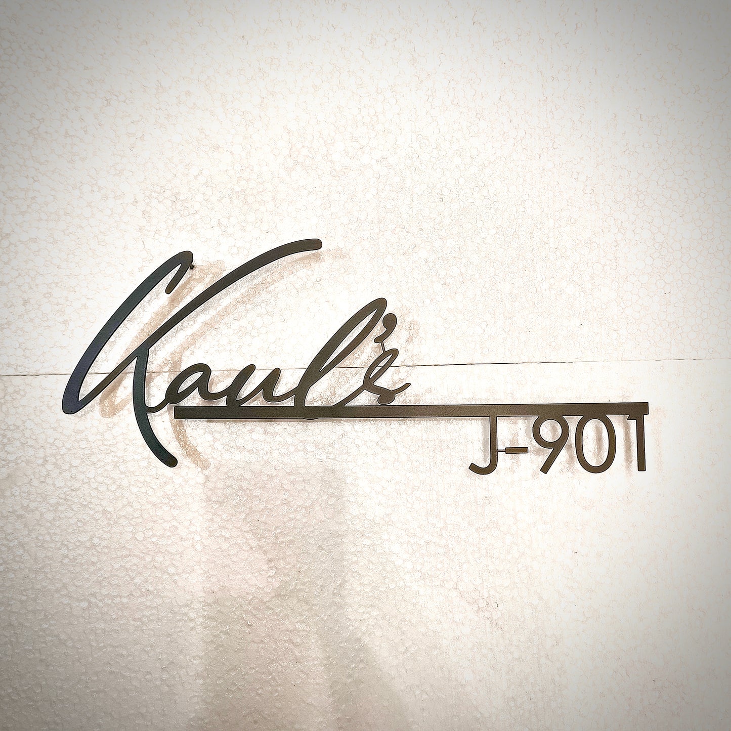 Urban Signature Metal Nameplate