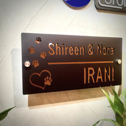Pawfect Nameplate