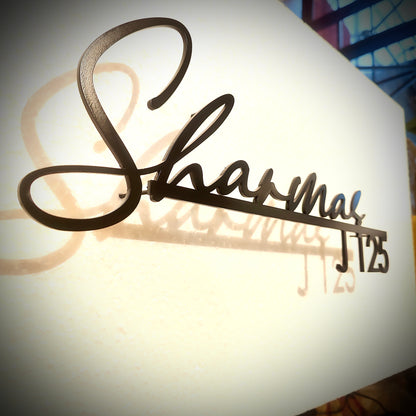 Urban Signature Metal Nameplate